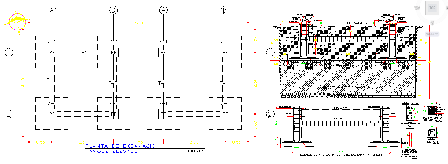 Foundation Design - Cadbull