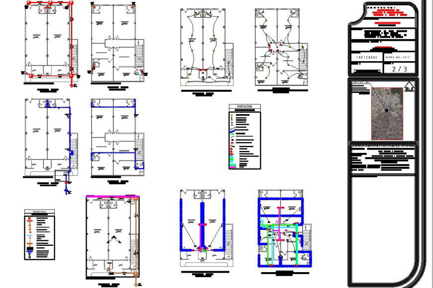 Electrical AutoCAD plan . - Cadbull