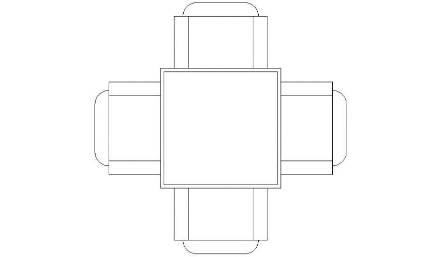 Square table drawing store