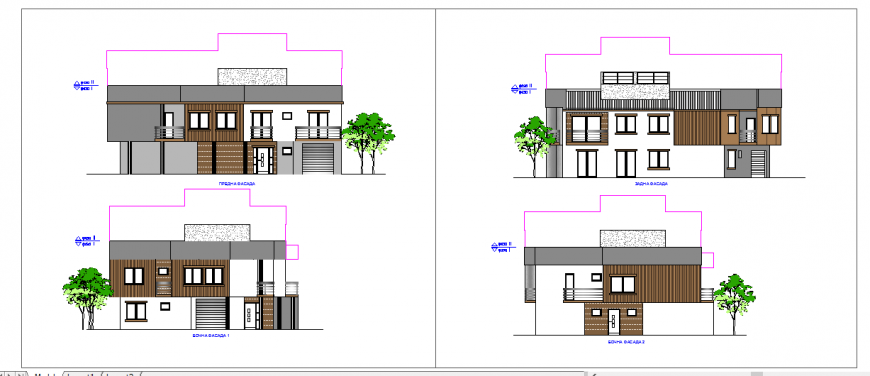 16x46 Submission House Drawing CAD Detail  Plan n Design