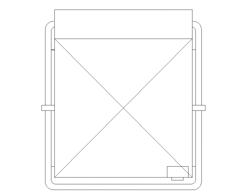 Elevator planning layout file - Cadbull