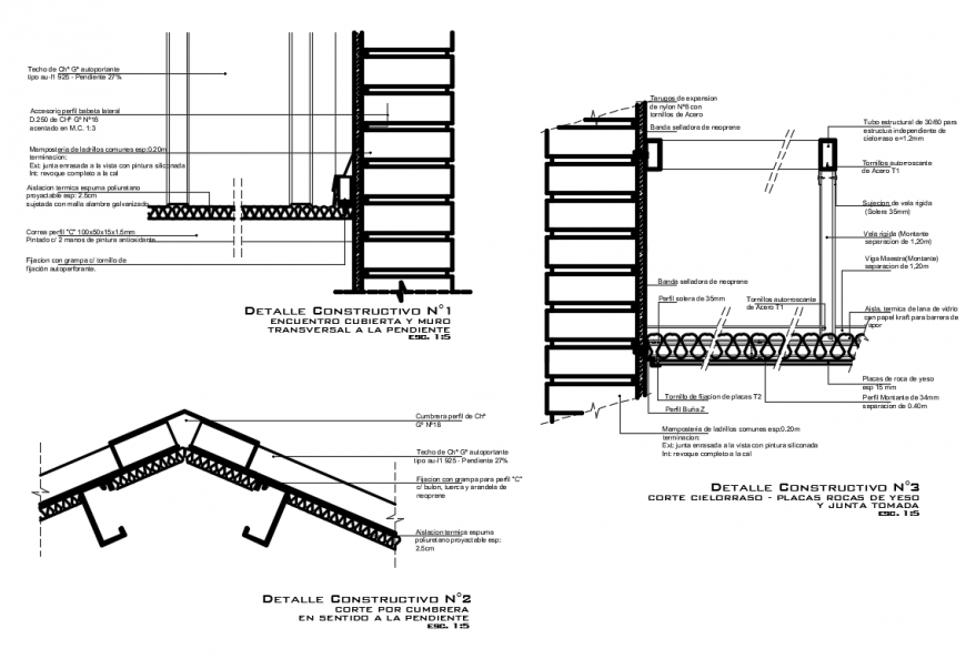  False  ceiling  cover section constructive cad drawing  