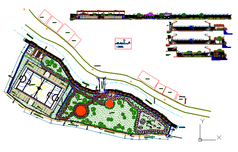 Sport Ground Architecture Design - Cadbull