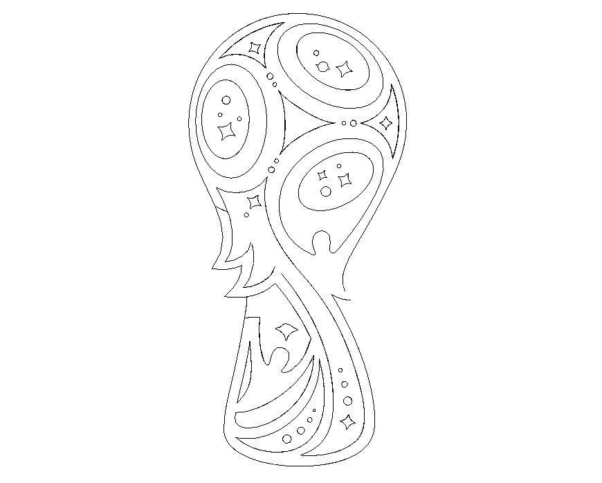 How To Draw TROPHY World Cup Qatar FIFA - YouTube