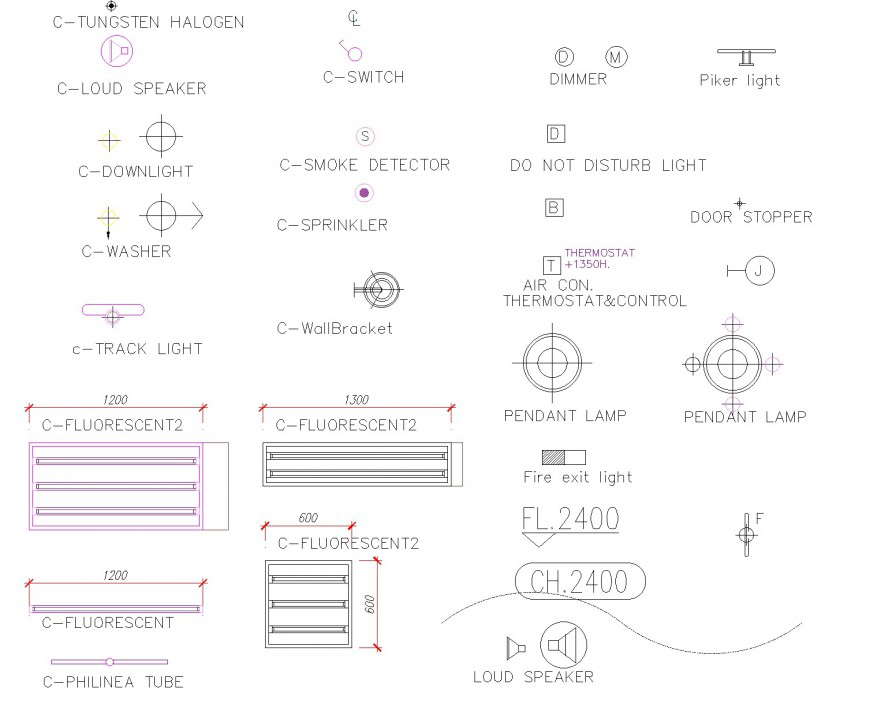 fire alarm symbol cad