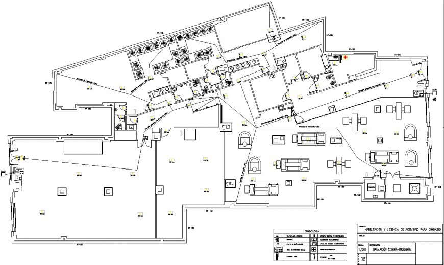 Gym Floor Plan Cad Block / Gym Floor Plan In AutoCAD File - Cadbull