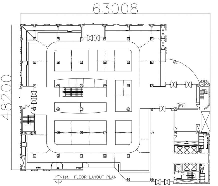 Floor plan ceiling layout plan autocad software - Cadbull