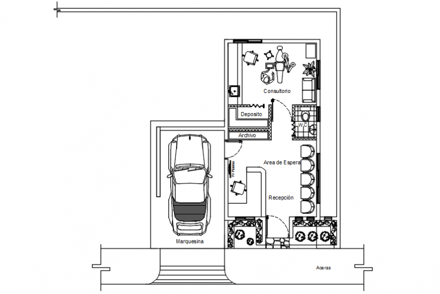 Floor Plan Of Dental Clinic Autocad Dwg File 01052019055702 
