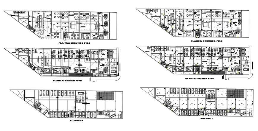 Floor plan with basement of restaurant and snack bar in