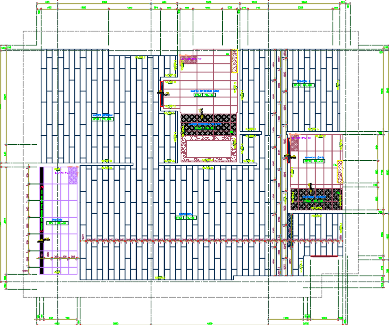 Flooring Layout Plan Dwg File Cadbull