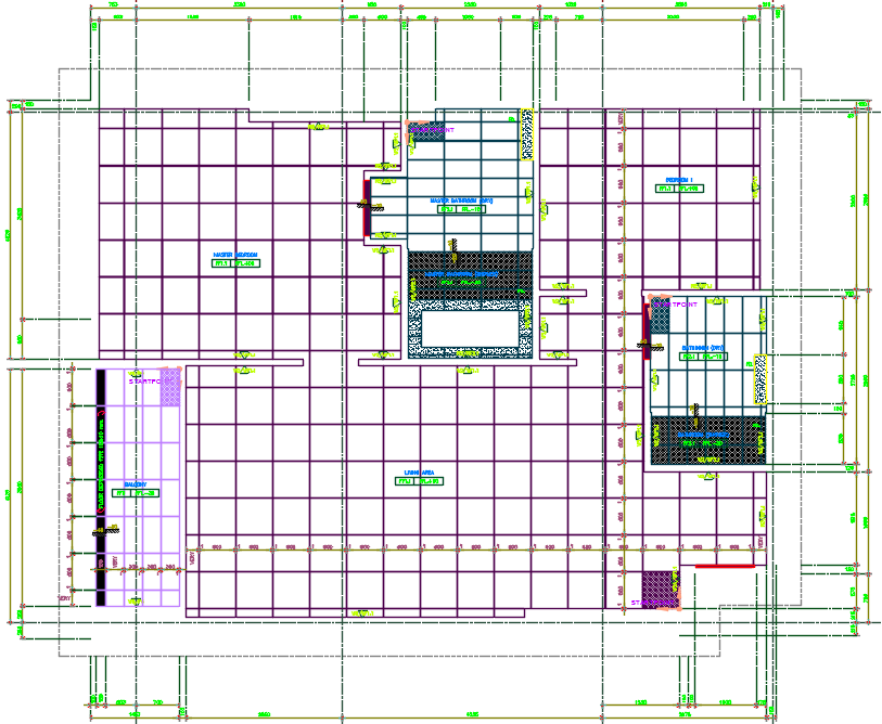 Flooring Layout Plan Dwg File Cadbull