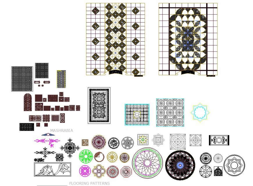 Flooring Design Detail Dwg File Cadbull