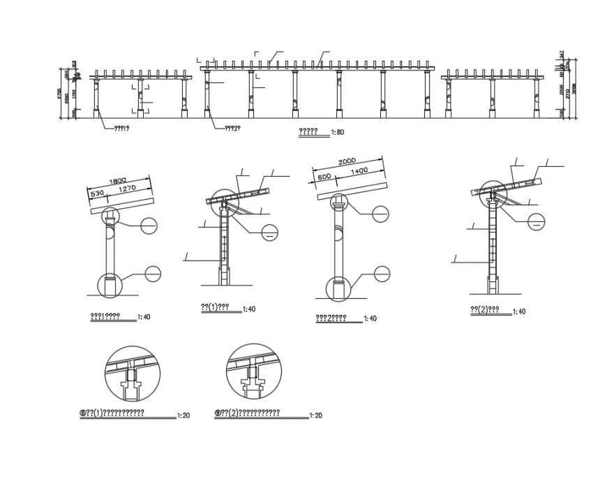 Flower rack of garden cad constructive details dwg file - Cadbull on Garden Cad
 id=59730