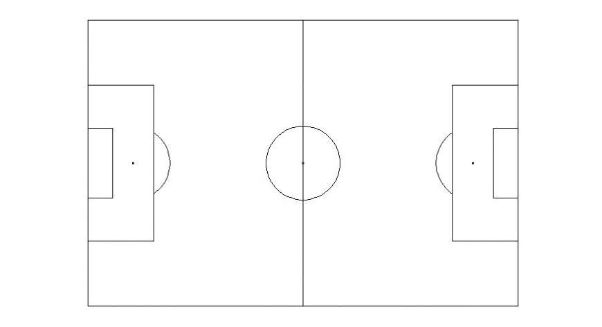 Football Playground Plan In Autocad File - Cadbull