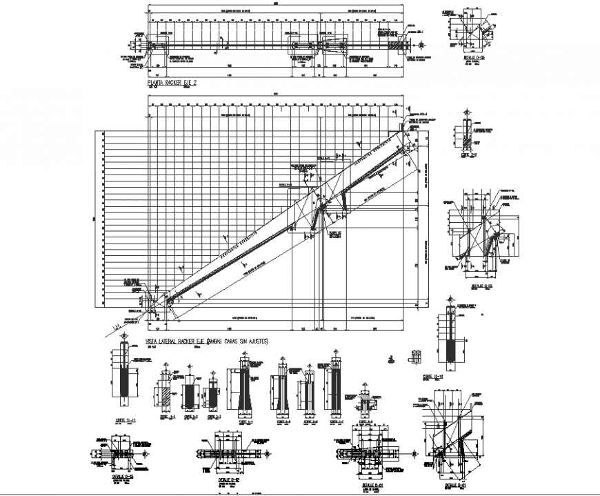 Football stadium bleachers prefabricated plan detail dwg file. Cadbull