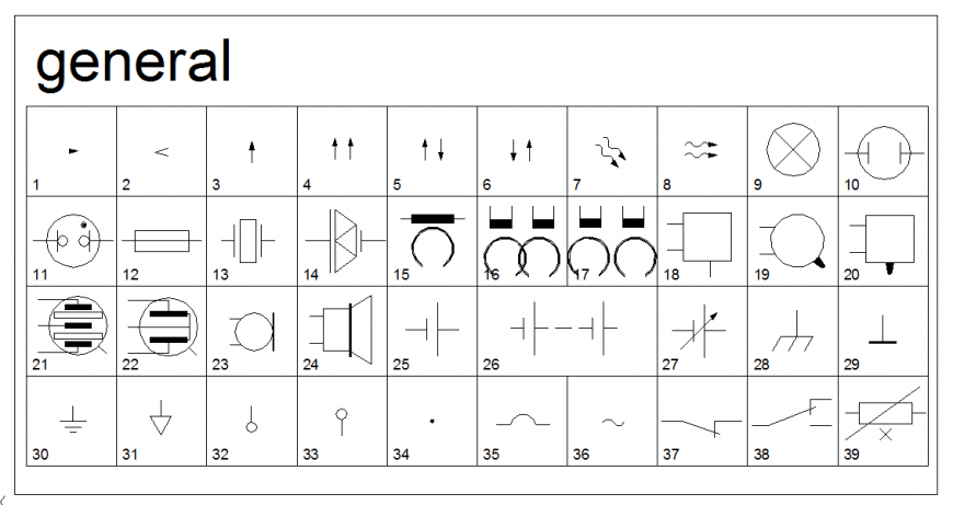 architectural electrical symbols in autocad