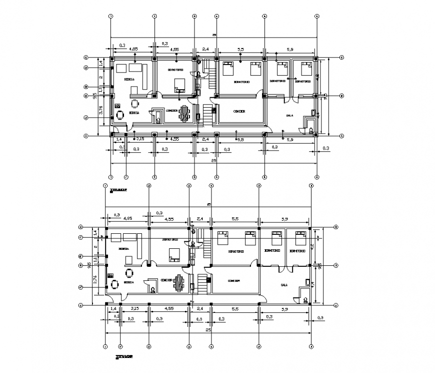 general-housing-plans-and-elevation-autocad-file-cadbull