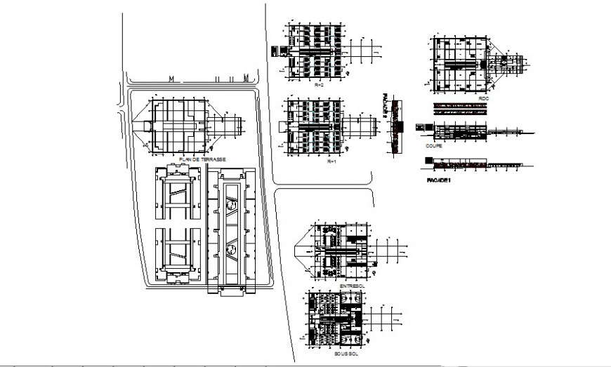 High School Elevation Section And Floor Plan Cad Drawing Details Dwg high-school-elevation-section-and-floor-plan-cad-drawing-details-dwg