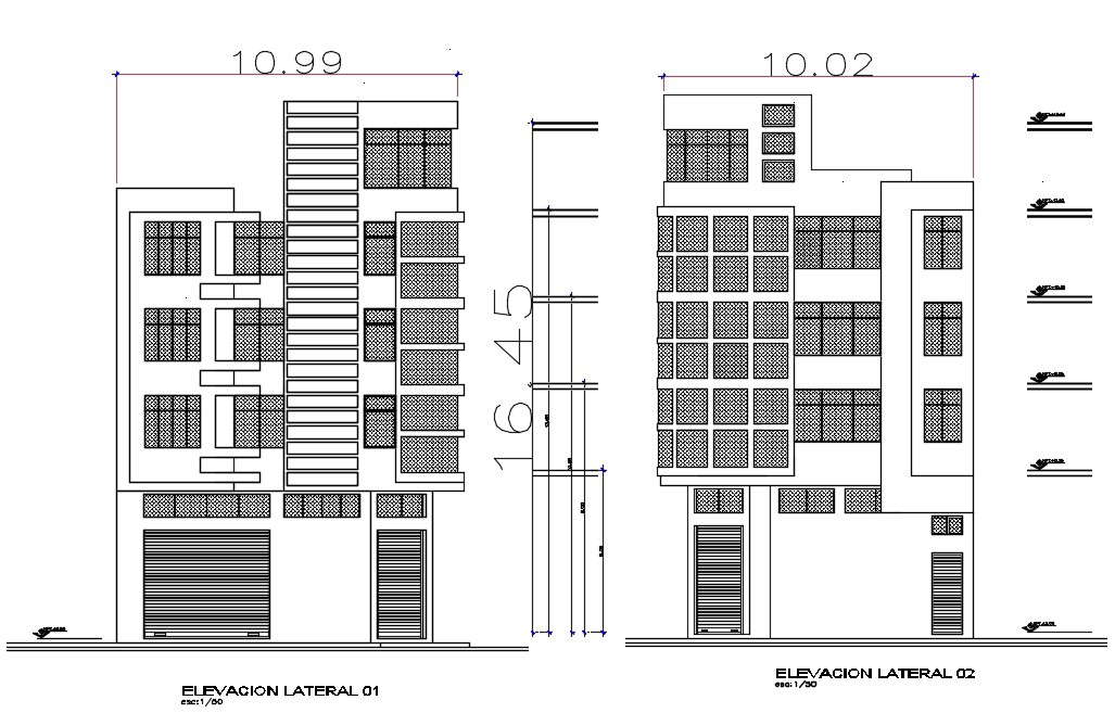 building-elevation-design-cadbull