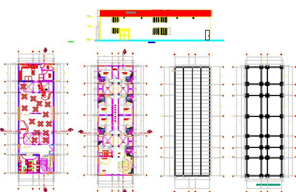 hotel wooden restaurant dwg file - Cadbull