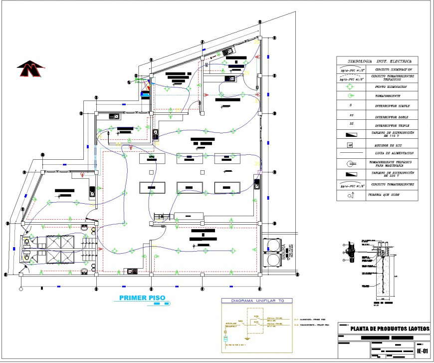 House electrical plan layout file - Cadbull