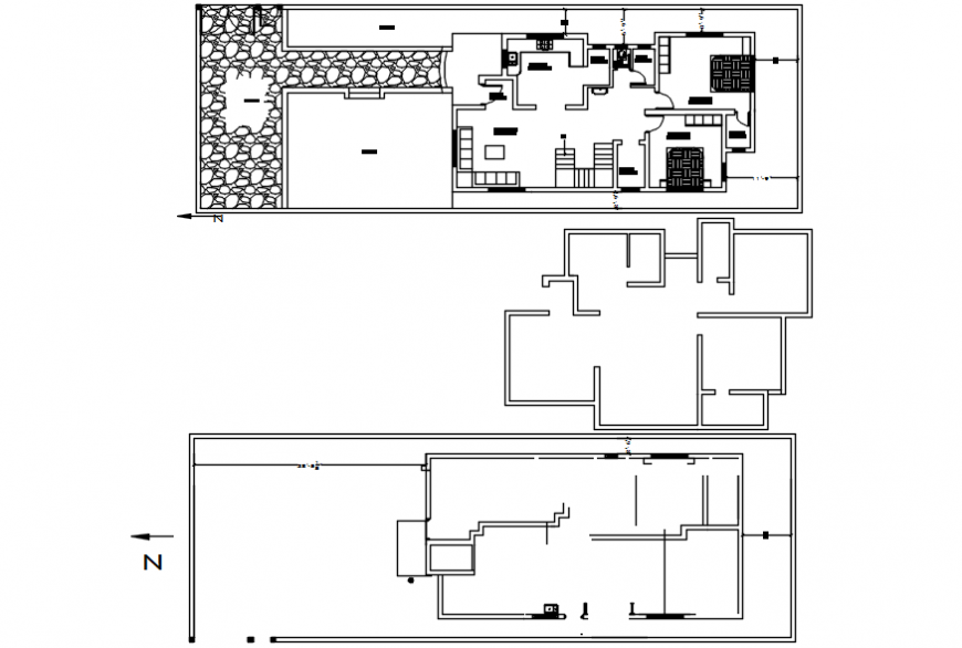  House  floor layout plan  AutoCAD  software  file Cadbull