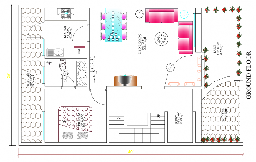 THREE BEDROOM BUNGALOW HOUSE DESIGN – Amazing Architecture Magazine | Bungalow  house design, Bungalow house floor plans, House floor plans