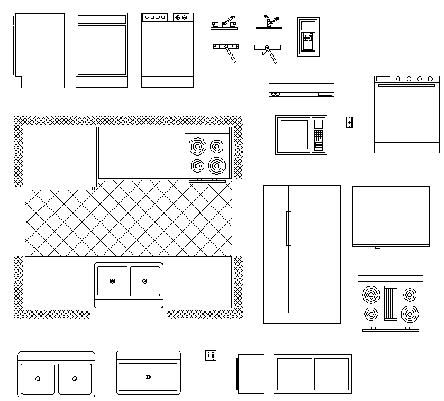 kitchens blocks - Cadbull