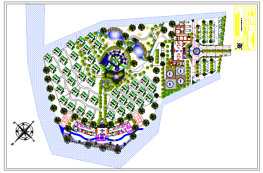 landscape position of hotel - Cadbull