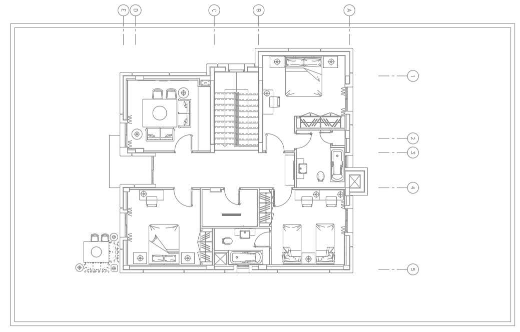 layout-plan-of-house-cadbull