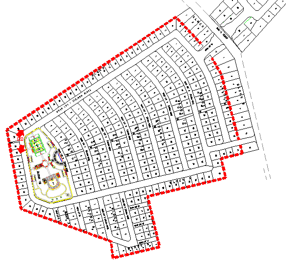 layout plan of residence dwg file - Cadbull