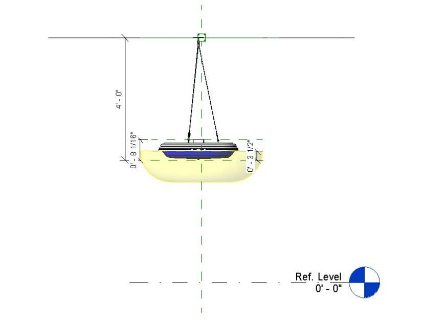 Lighting unit detail CAD blocks layout Revit file - Cadbull