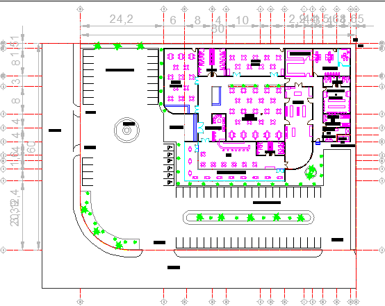 Blocos CAD/Dwg Bar Restaurante Comercio para AutoCAD - Download