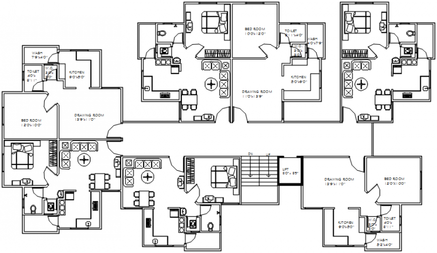 modern-house-top-view-plan-2d-cadbull