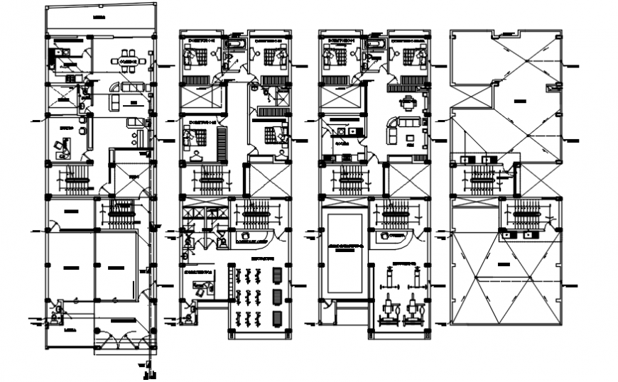 multifamily-house-layout-plan-autocad-file-cadbull