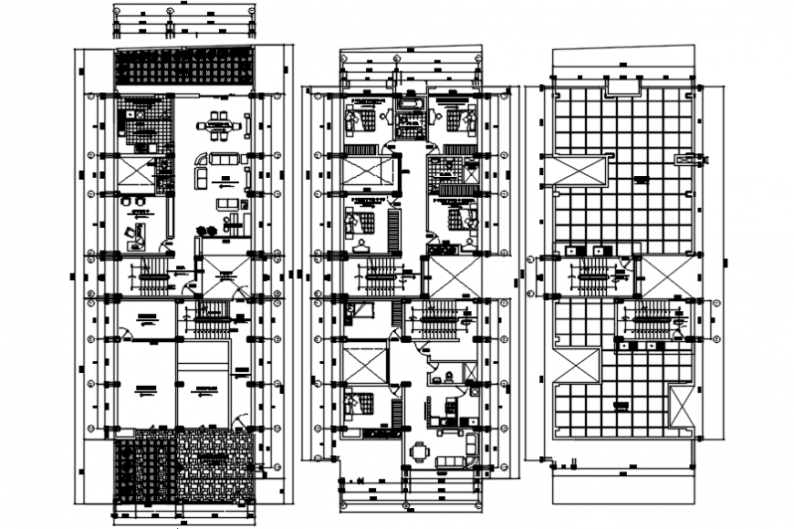 Multifamily Housing autocad file - Cadbull