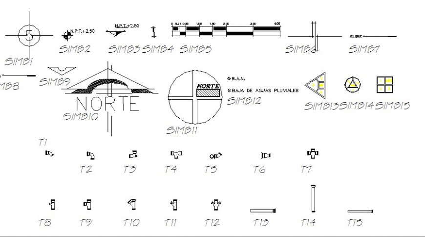 electric pole symbol in autocad