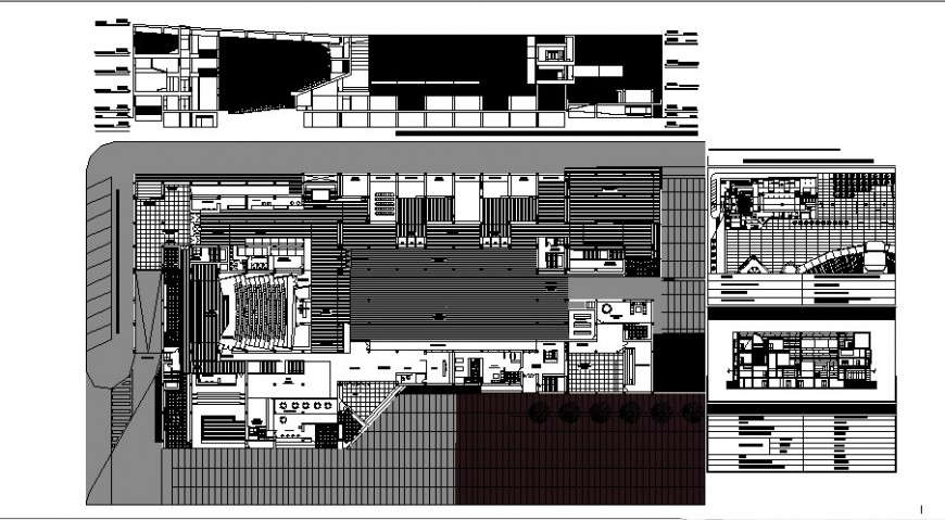 Music Museum Cum Auditorium Hall Detailed Architecture Project Dwg File Cadbull