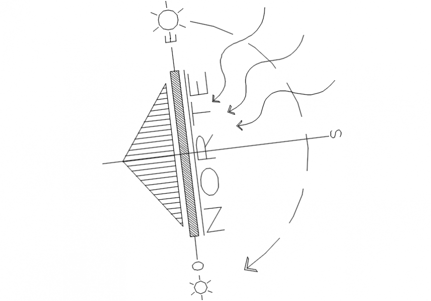 North Direction Block Symbol Cad Drawing Details Dwg File Cadbull