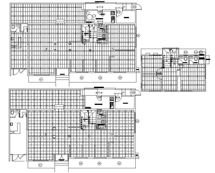 office building kitchen drawing cad file - Cadbull