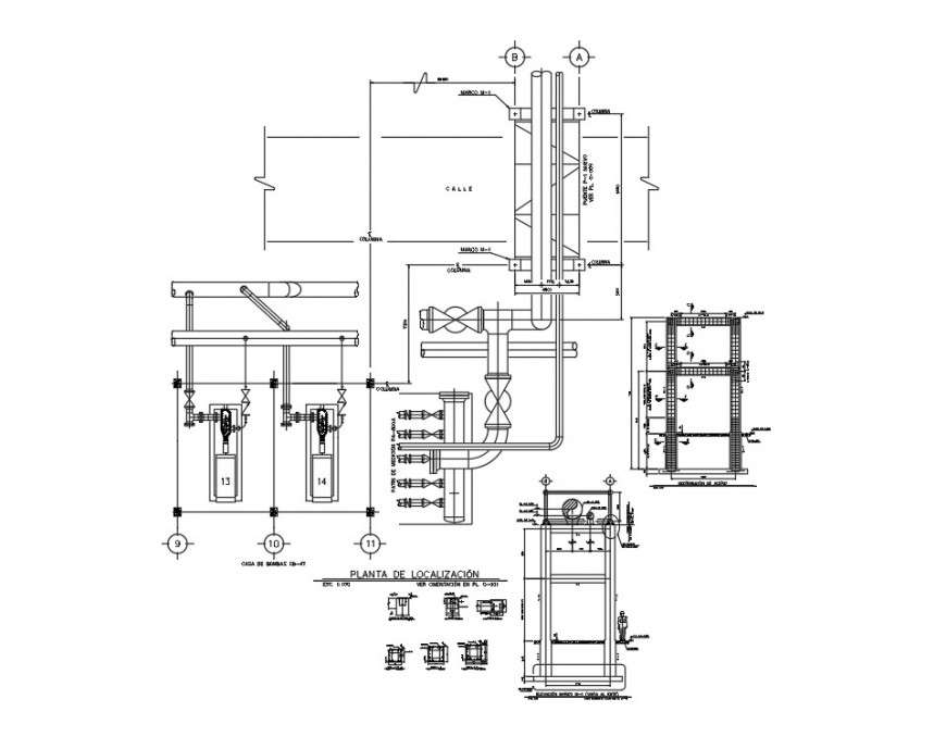 Plumbing house plan autocad file - Cadbull