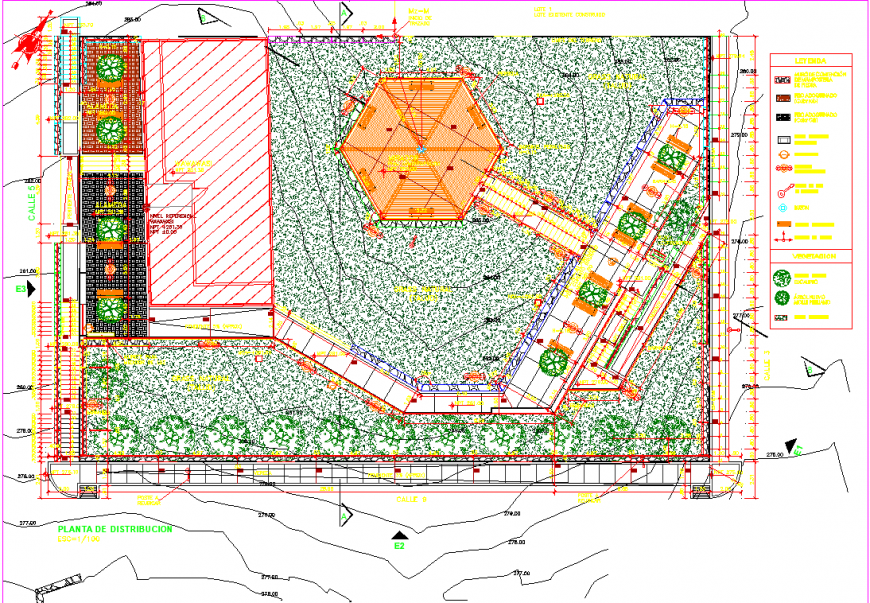 Public Park Drawing In Dwg File. - Cadbull