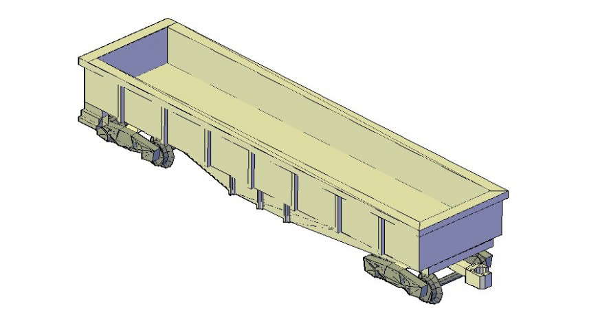 trolley drawing autocad