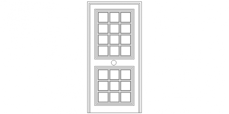 rectangle door