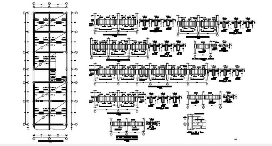 Residence construction beam detail cad file - Cadbull