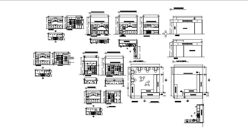 Restaurant kitchen detail drawing in dwg AutoCAD file. - Cadbull