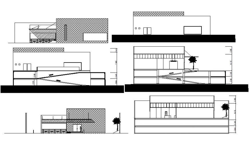 Restaurent bar elevation drawing cad file - Cadbull