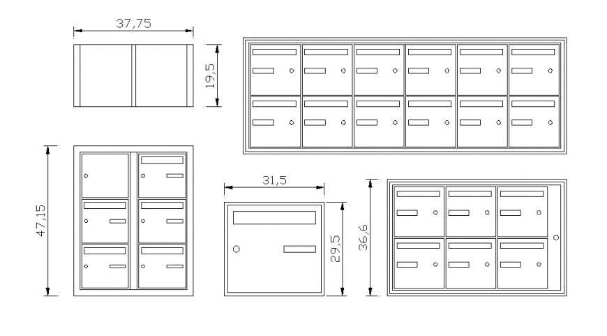 Room Lockers Detailing 2d Dwg File Cadbull