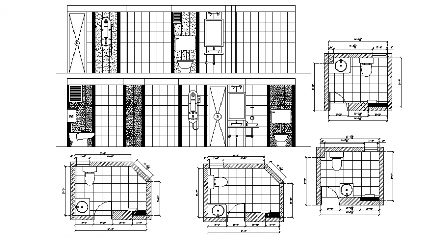 Section of bathroom furniture - Cadbull