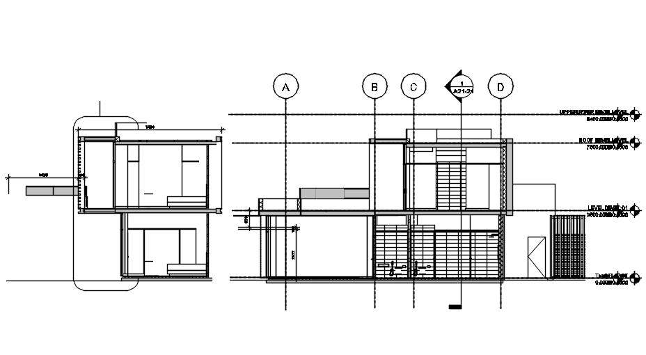 Section Details Of The Building Given In This AutoCAD DWG.Download The ...